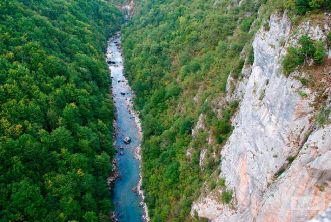 Описание каньонов рек Тара и Морача