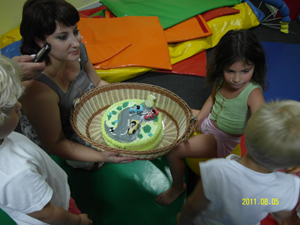 Детский день рождения в Черногории в игровой комнате Герцег Нови