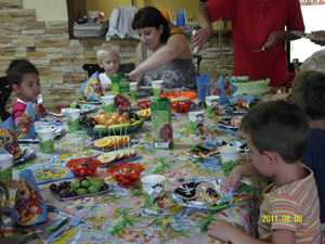 Детский день рождения в Черногории в игровой комнате Герцег Нови