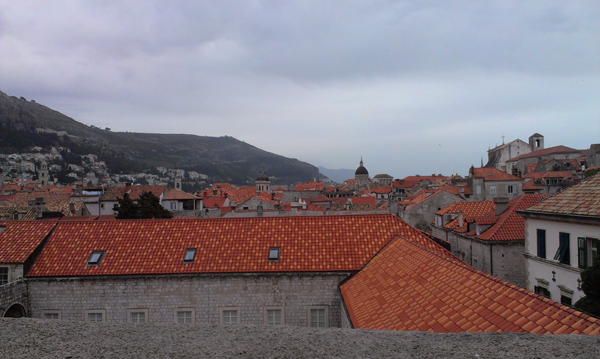 город Дубровник в Хорватии