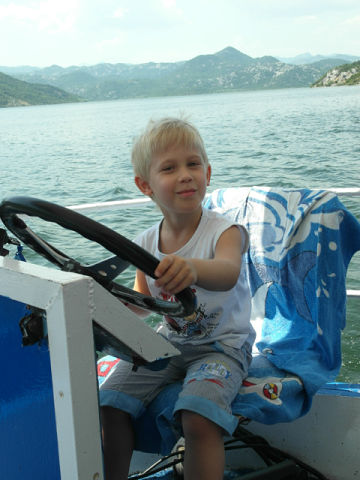 Вождение катера в Черногории