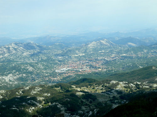 Вид на Цетинье (Черногория)