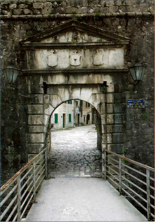 Северные городские ворота города Котор