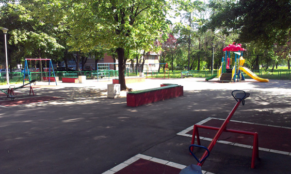 Детская площадка в Белграде