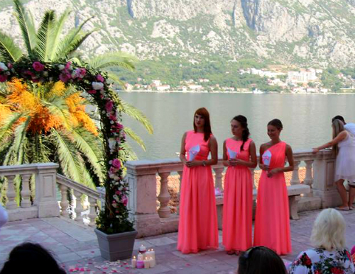 Прекрасная свадьба в Черногории