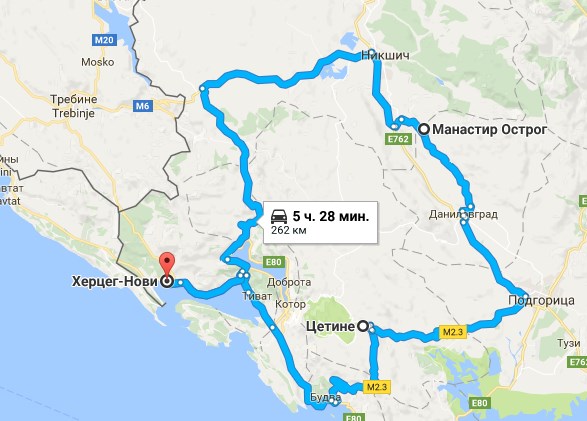 Экскурсия в Черногории. Монастыри Острог и Цетинский